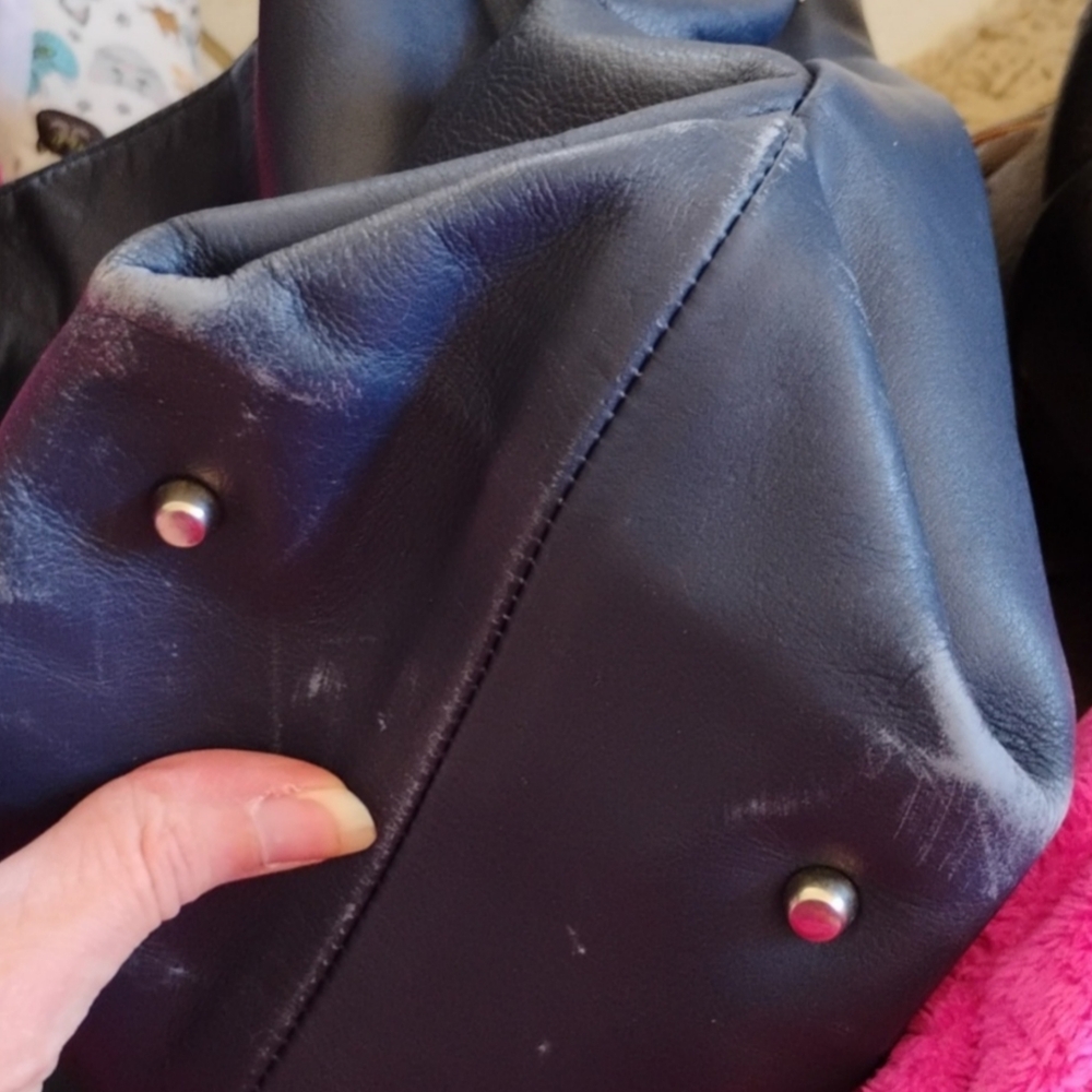 Furla Navy Blue Carmen Bag - Picture 4 of 4